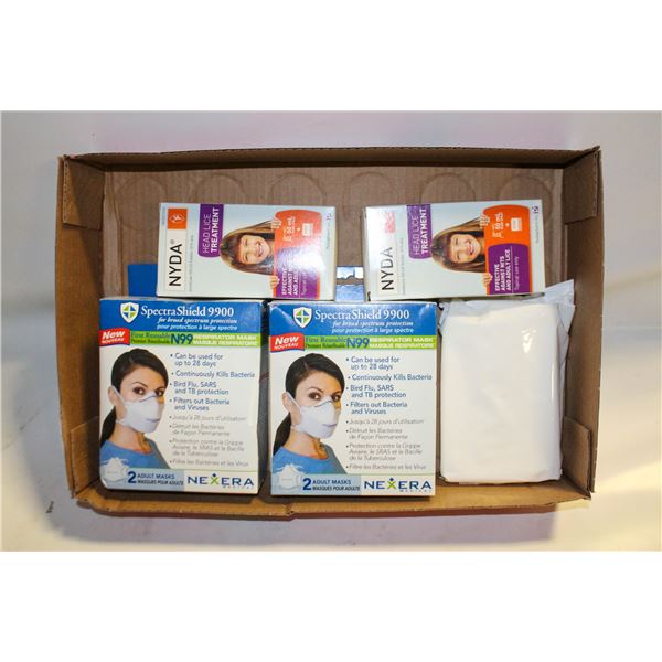 NEW HEAD LICE KITS AND N95 FADE MASKS