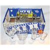Image 1 : BOX OF SHOT GLASSES AND DRINK GLASSES