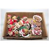 Image 1 : BOX OF CHRISTMAS BEARS ORNAMENTS