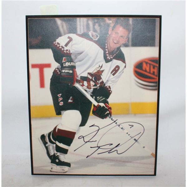 NEW KEITH TKACHUK IN A PHOENIX COYOTES AUTOGRAPHED