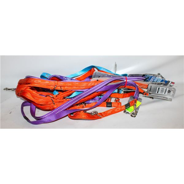 9  MEDIUM DOG LEASHES