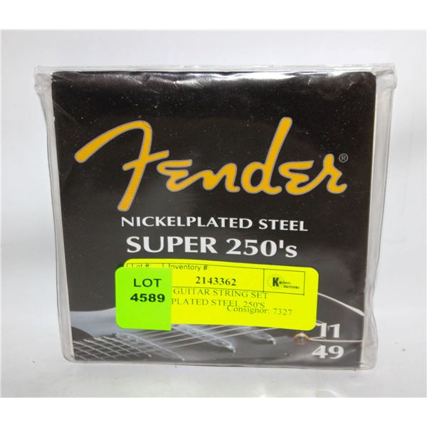 FENDER GUITAR STRING SET NICKEL PLATED STEEL 250'S