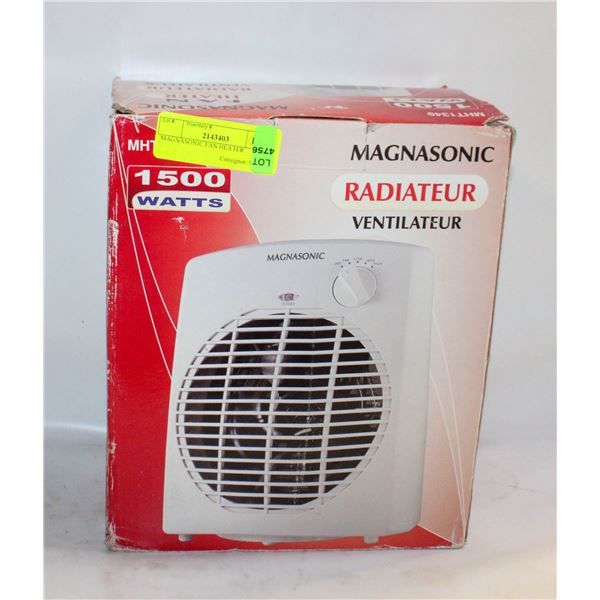 MAGNASONIC FAN HEATER