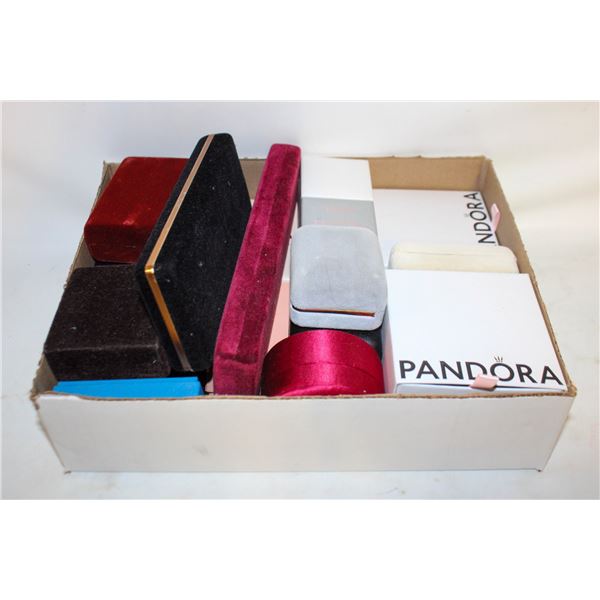 LOT OF 17 JEWELRY BOXES