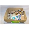 Image 1 : BASKET OF VINTAGE STAMPS SOME UNCIRCULATED