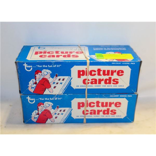 LOT OF TWO 1988 BASEBALL VENDOR BOXES SEALED