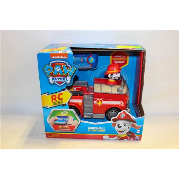 PAW PATROL MARSHALL RC FIRETRUCK NEW