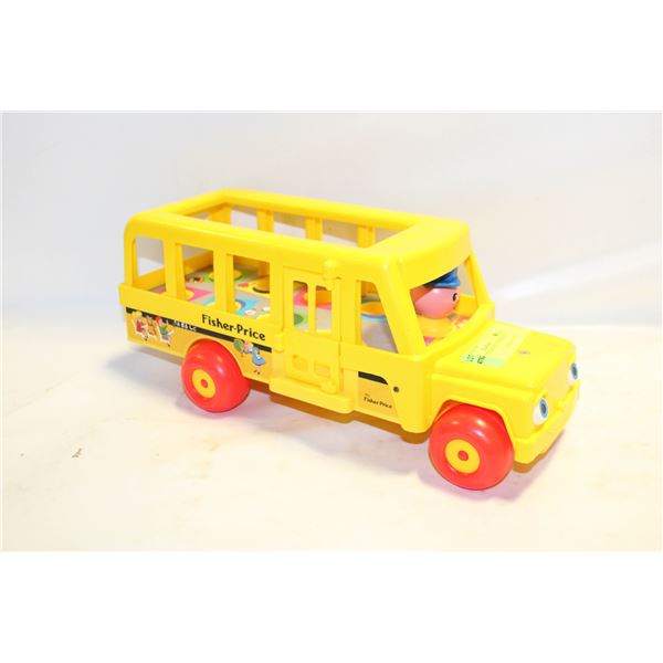 VINTAGE FISHER-PRICE SCHOOL BUS