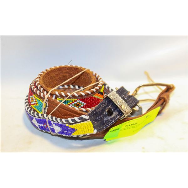 VINTAGE BEADED BELTS TOGETHER – ESTATE