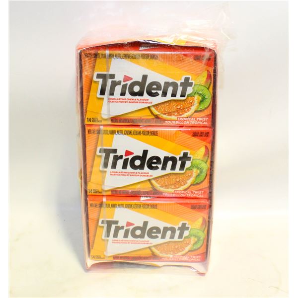 9  X 14 PIECES TRIDENT TROPICAL TWIST - PARTIAL