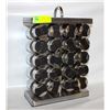 Image 1 : LARGE SPICE RACK WITH 20 JARS