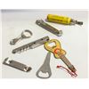Image 1 : LOT OF VINTAGE BOTTLE OPENERS INCLUDING 1950'S