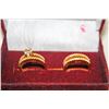 Image 1 : NEW GOLD TONE 2PCS/SET RING SET SZ8