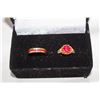 Image 1 : NEW 2PCS/SET RING SET SZ8