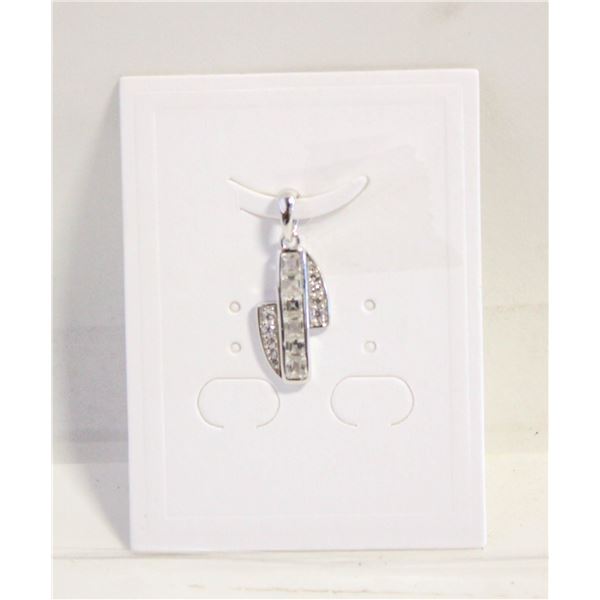 #152- NATURAL WHITE TOPAZ PENDANT