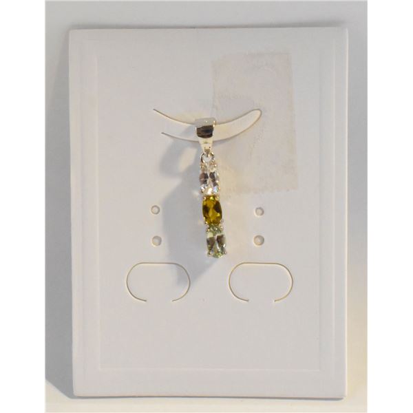 #141- NATURAL FANCY TOURMALINE PENDANT