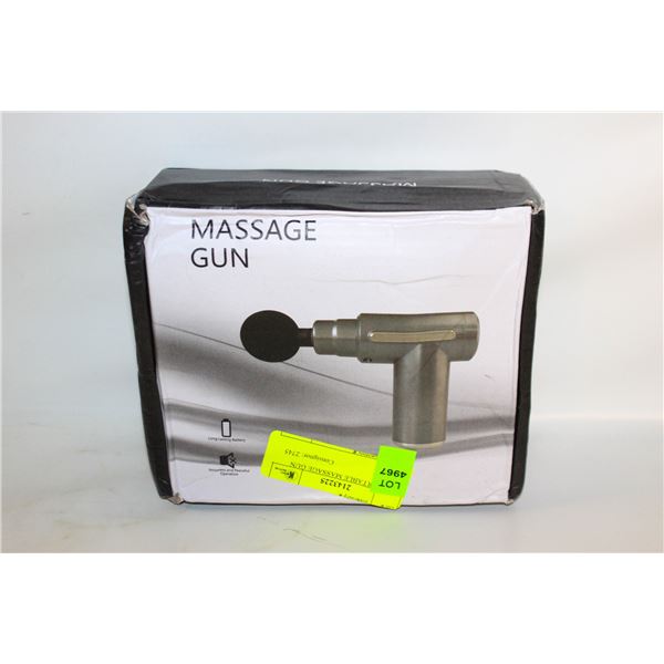 NEW 6PCS PORTABLE MASSAGE GUN SET WITH LED TOUCH