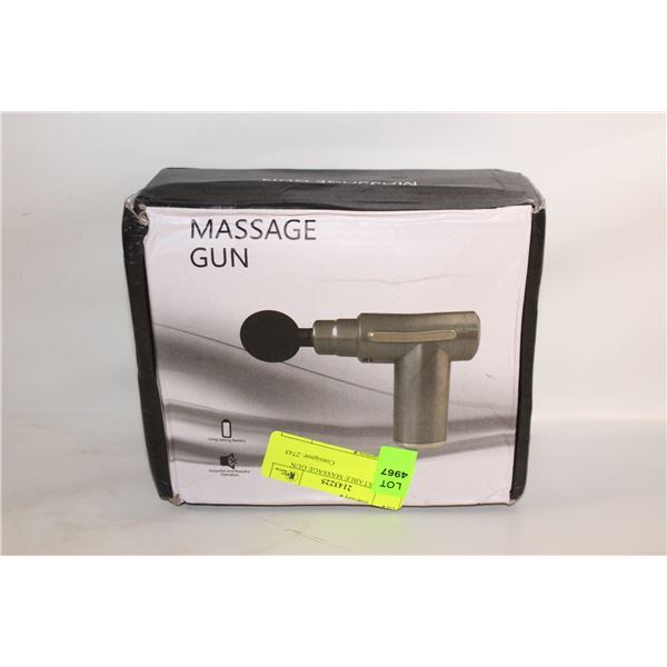 NEW 6PCS PORTABLE MASSAGE GUN SET WITH LED TOUCH