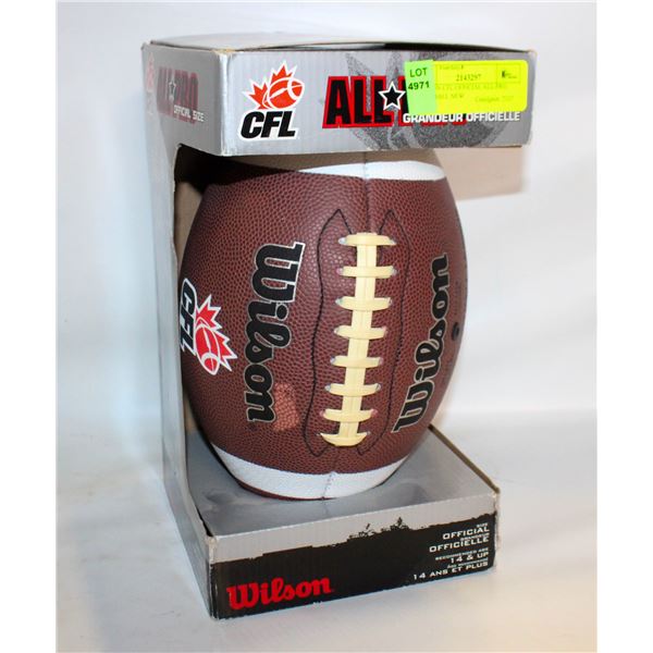 WILSON CFL OFFICIAL ALL-PRO FOOTBALL NEW