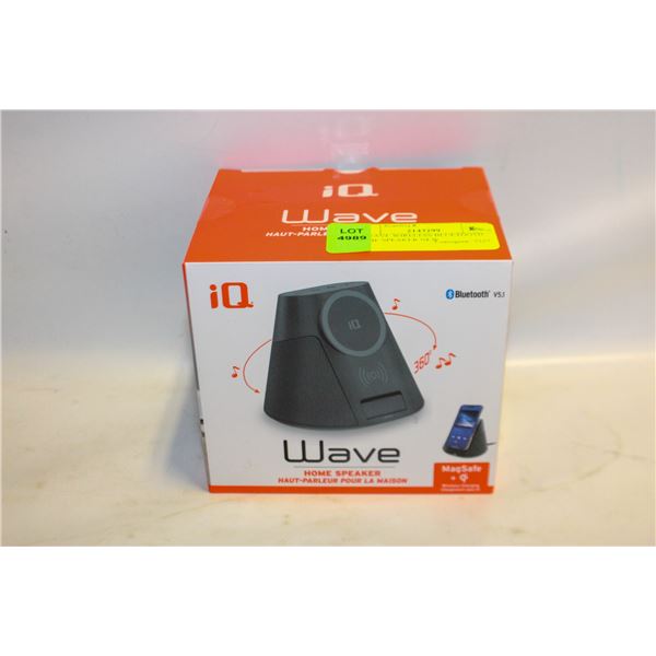 IQ WAVE WIRELESS BLUETOOTH HOME SPEAKER NEW