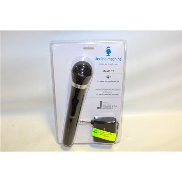 SINGING MACHINE SMM107 WIRELESS MICROPHONE PACK
