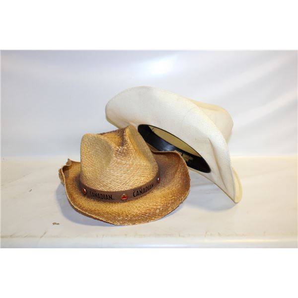LARGE GRAND SADDLERY STRAW COWBOY HAT – ESTATE