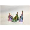 Image 1 : 3 PC BISMUTH TOWER SPECIMEN ROCK/GEMS