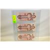 Image 1 : 1986 $2 BANK NOTES SET OF 3