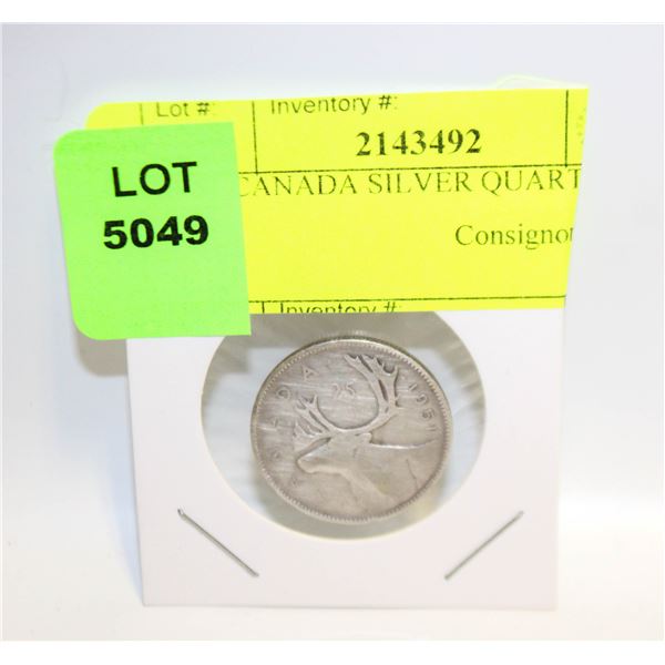 1951 CANADA SILVER QUARTER