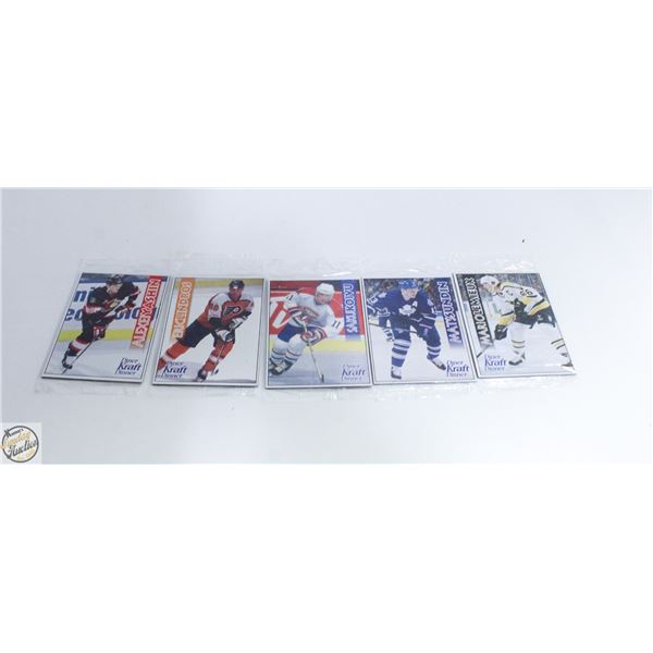 SEALED 1996 LOT OF 5 NHL KRAFT