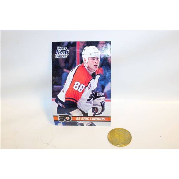 ERIC LINDROS CARD & MEDALLION