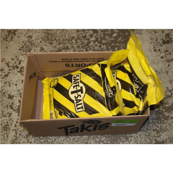 LOT OF ICE MELT - 2 BAGS 10KG WINDSOR SAFE-T-SALT