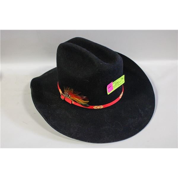 SIGNED WELSHS SADLLERY COWBOY HAT-ESTATE