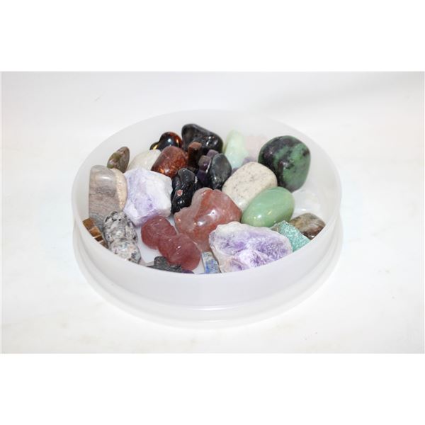 MIX GEMSTONES CARVINGS TOWERS TUMBLES & MORE