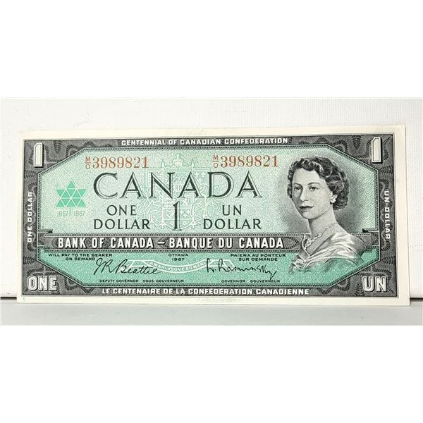 38)  CANADIAN $1.00 BANKNOTE, CELEBRATING