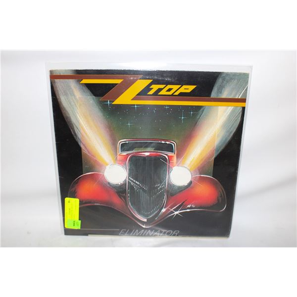 ZZ TOP ELIMINATOR 1983 LP RECORD VINYL