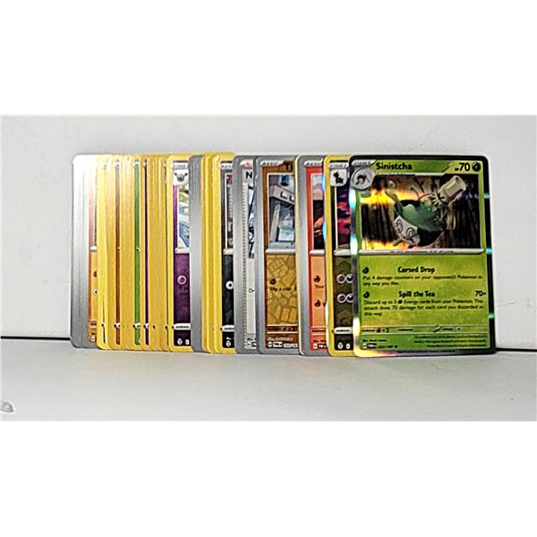 37)  BUNDLE OF POKEMON CARDS INCLUDING 3