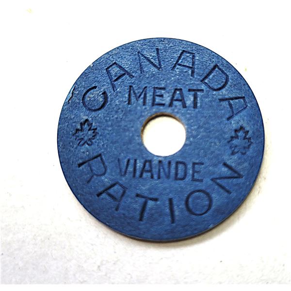 7)  FROM WWII, LOT OF 6, CANADIAN MEAT