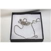 Image 1 : 22" SILVER COLOR TWISTED ROPE CHAIN