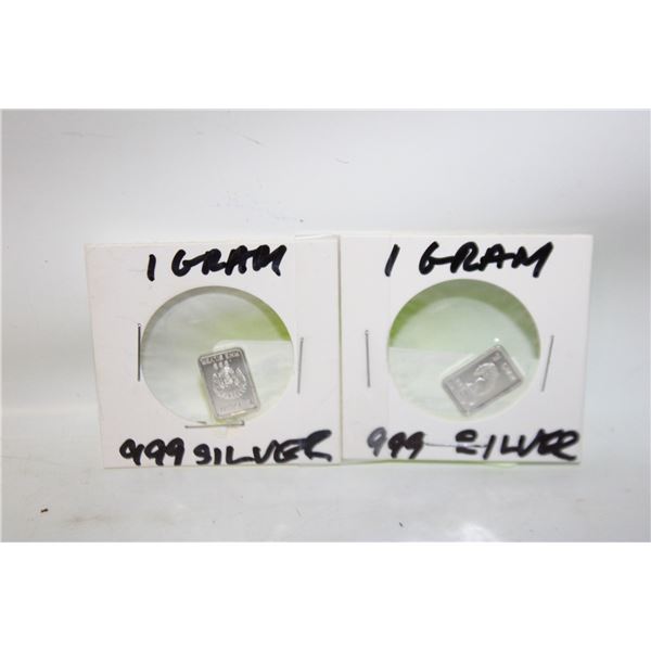 SILVER GRAM BARS (2)