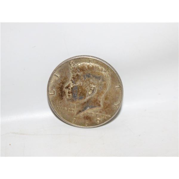 1969 US SILVER HALF DOLLAR