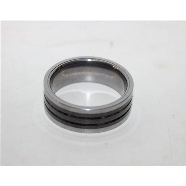 MENS TUNGSTEN CARBIDE RING SIZE 10