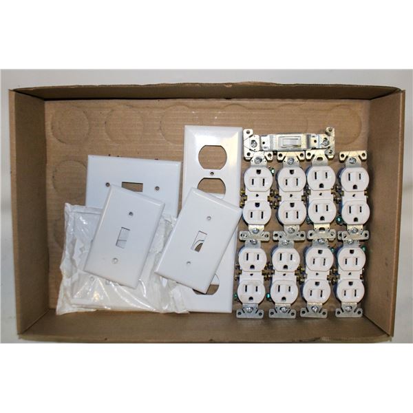 FLAT OF OUTLETS AND PLATES