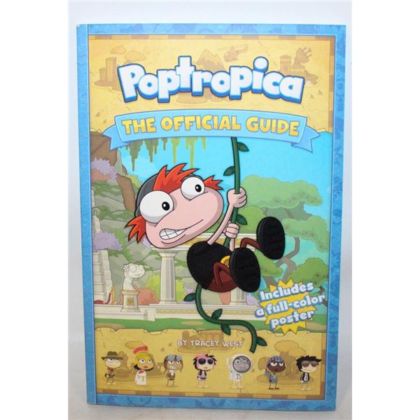 "POPTROPICA" THE OFFICIAL GUIDE TRADE PAPER BOOK