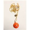 Image 1 : BFF BASKETBALL PENDANT NECKLACE ADJUSTABLE