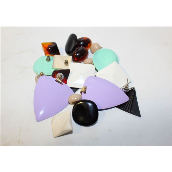 10 PAIRS OF EARRINGS