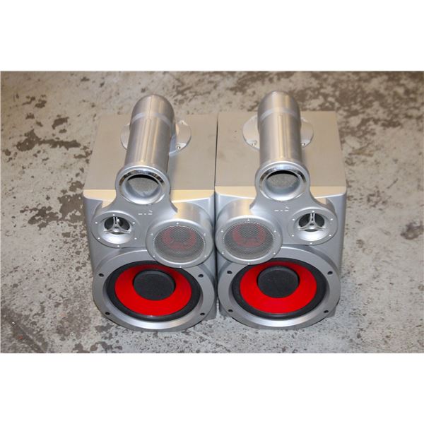 PAIR JVC, GIGA TUBE SPEAKERS