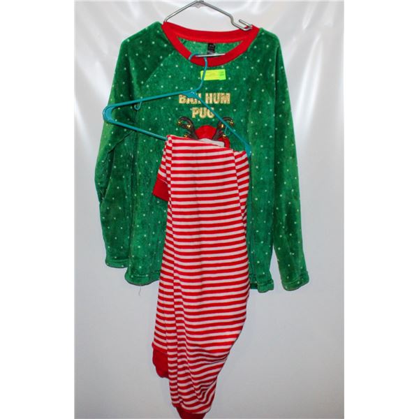 LADIES XL BAH HUM PUG PAJAMAS SET