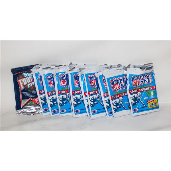 NFL PRO SET 1991 PACKS SERIES 1 & UPPER DECK