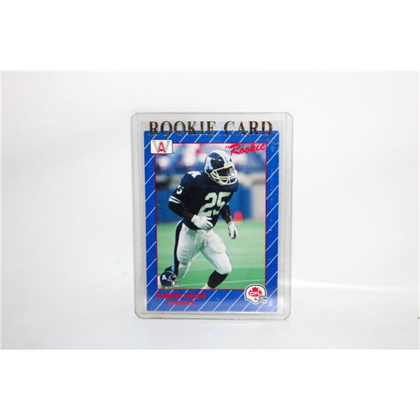 RAGHIB ISMAIL ROOKIE CARD ARGONAUTS CFL 92